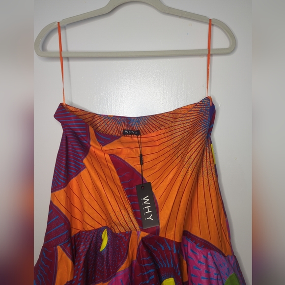WHY Dress NWT Colorful Polyester Fabric Size M - Picture 8 of 16